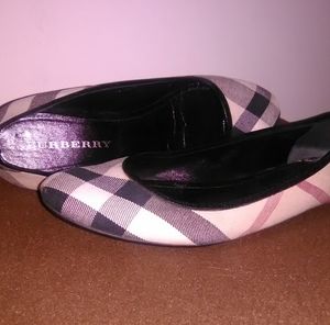 Burberry flats Nova Check.